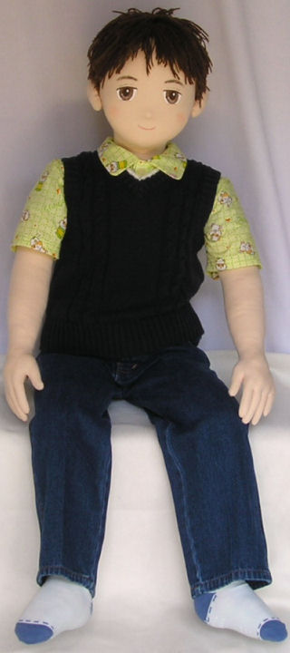 Life-size boy doll