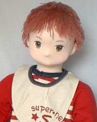 Boy doll red hair