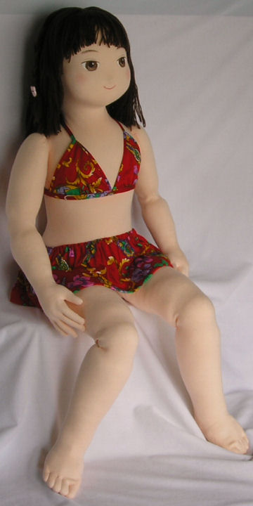 Girl Doll In Swimsuit