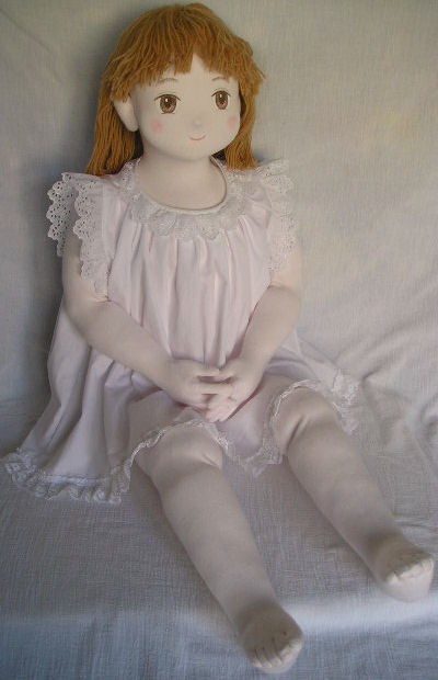 Girl doll in White dress