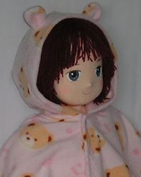 Little doll in hood